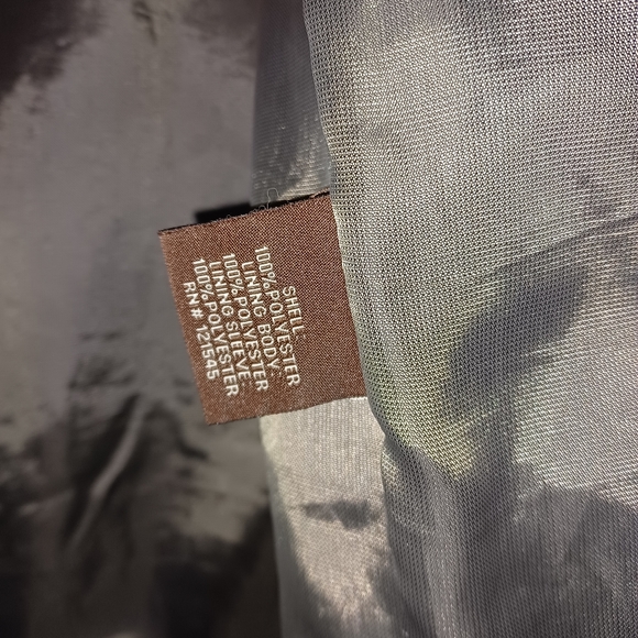 Perry Ellis sz medium black zipper jacket - Picture 4 of 5